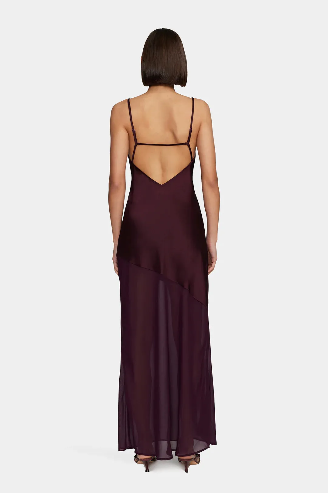 ALIZE MIDI DRESS | PLUM