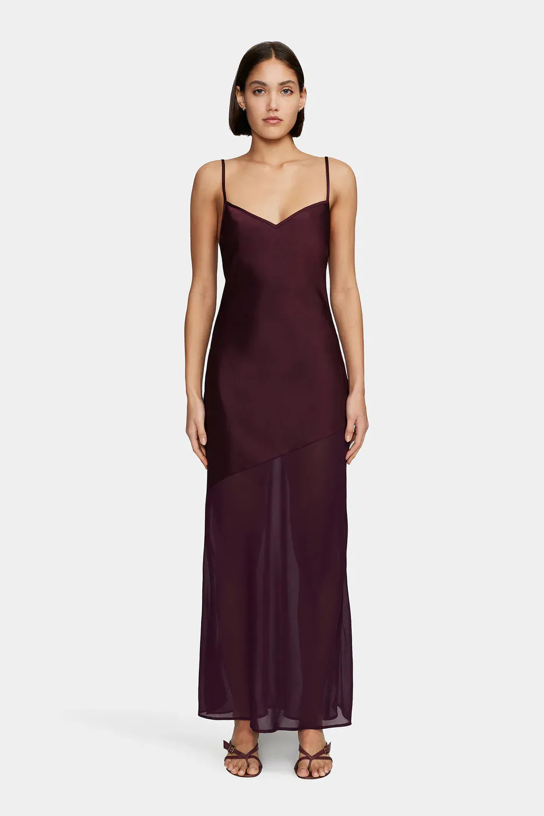 ALIZE MIDI DRESS | PLUM