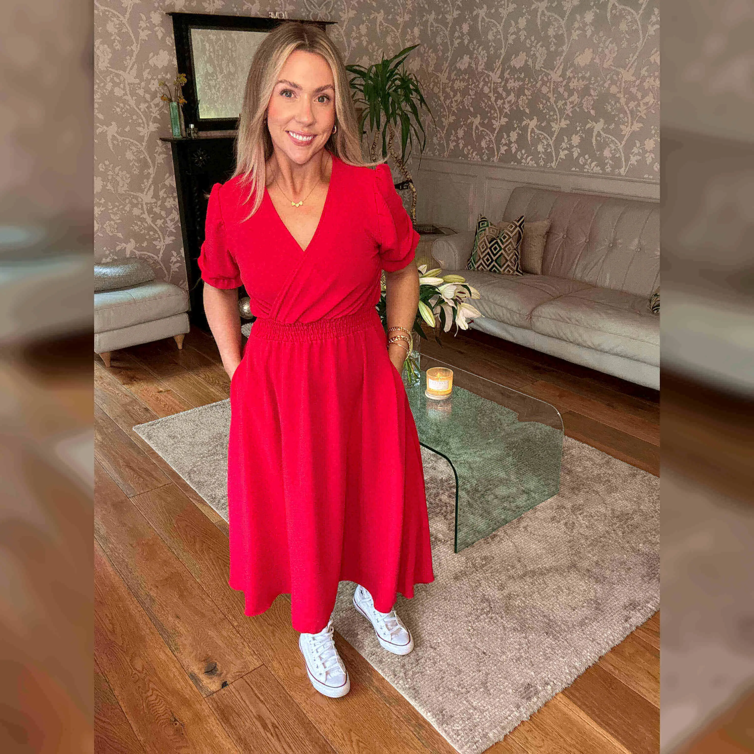 Belle Dress (Red)