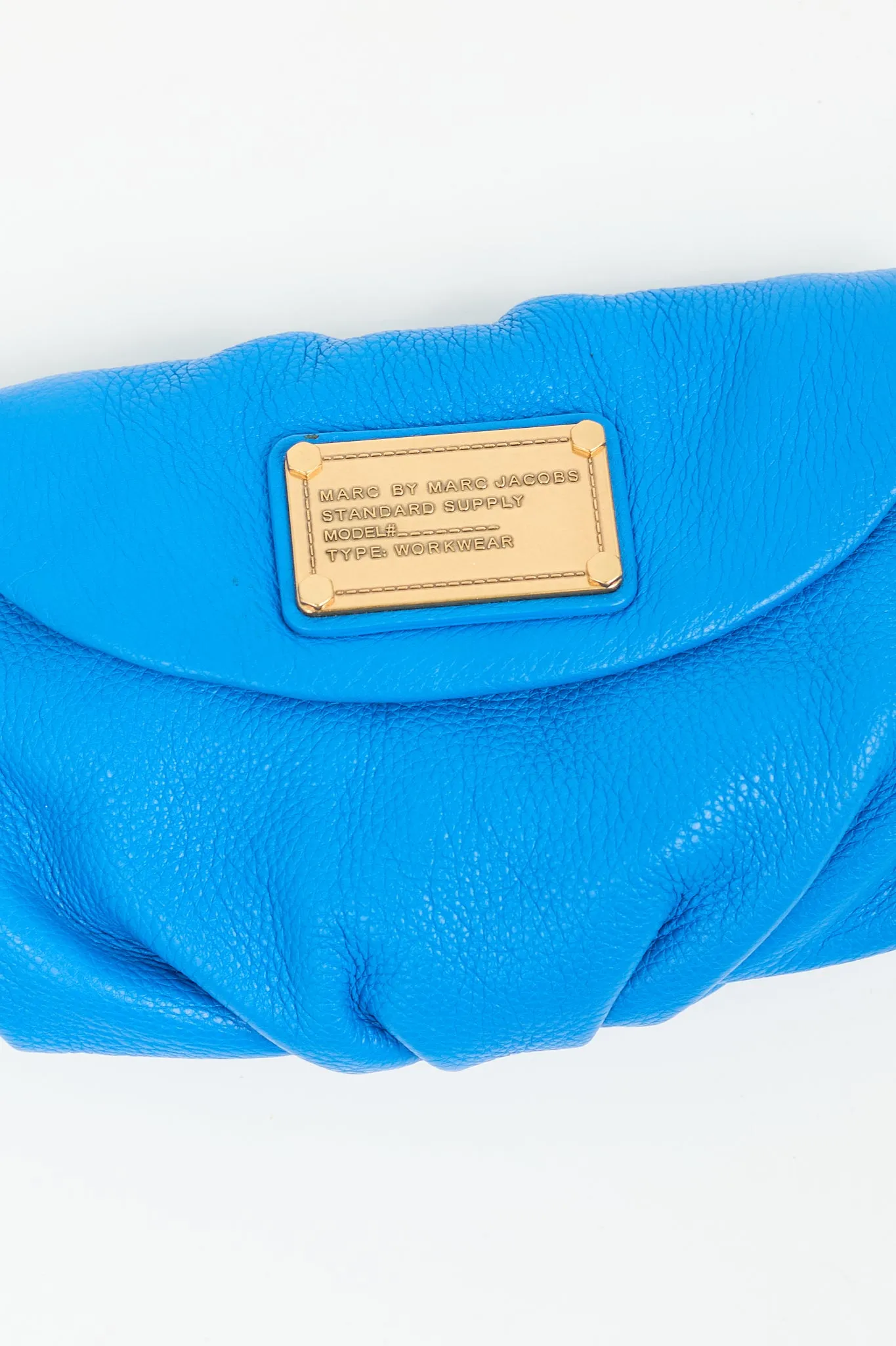 Blue Leather Classic Q Karlie Crossbody Bag