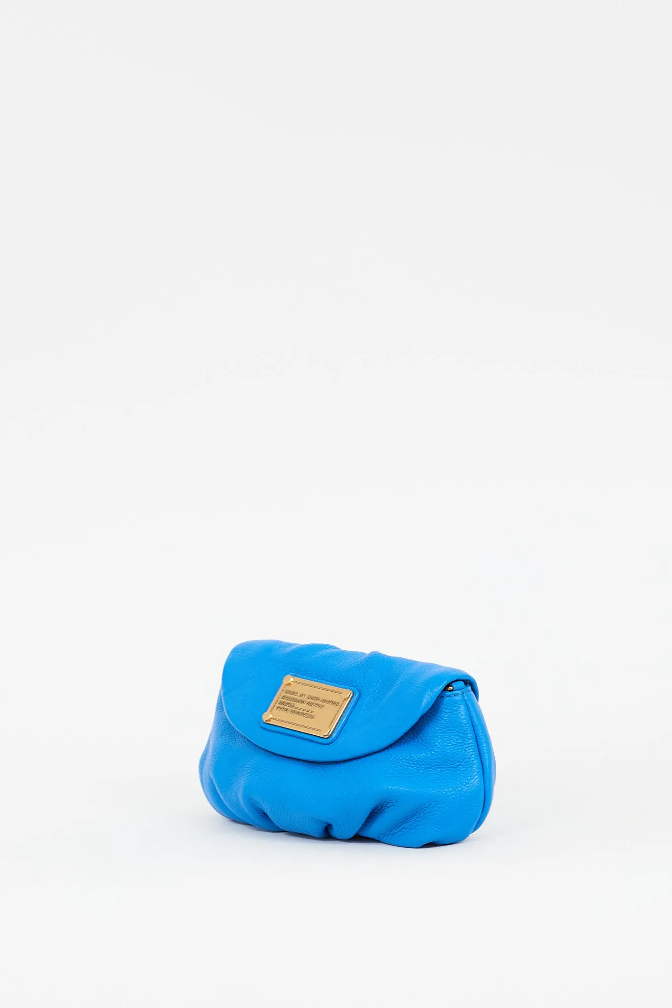 Blue Leather Classic Q Karlie Crossbody Bag