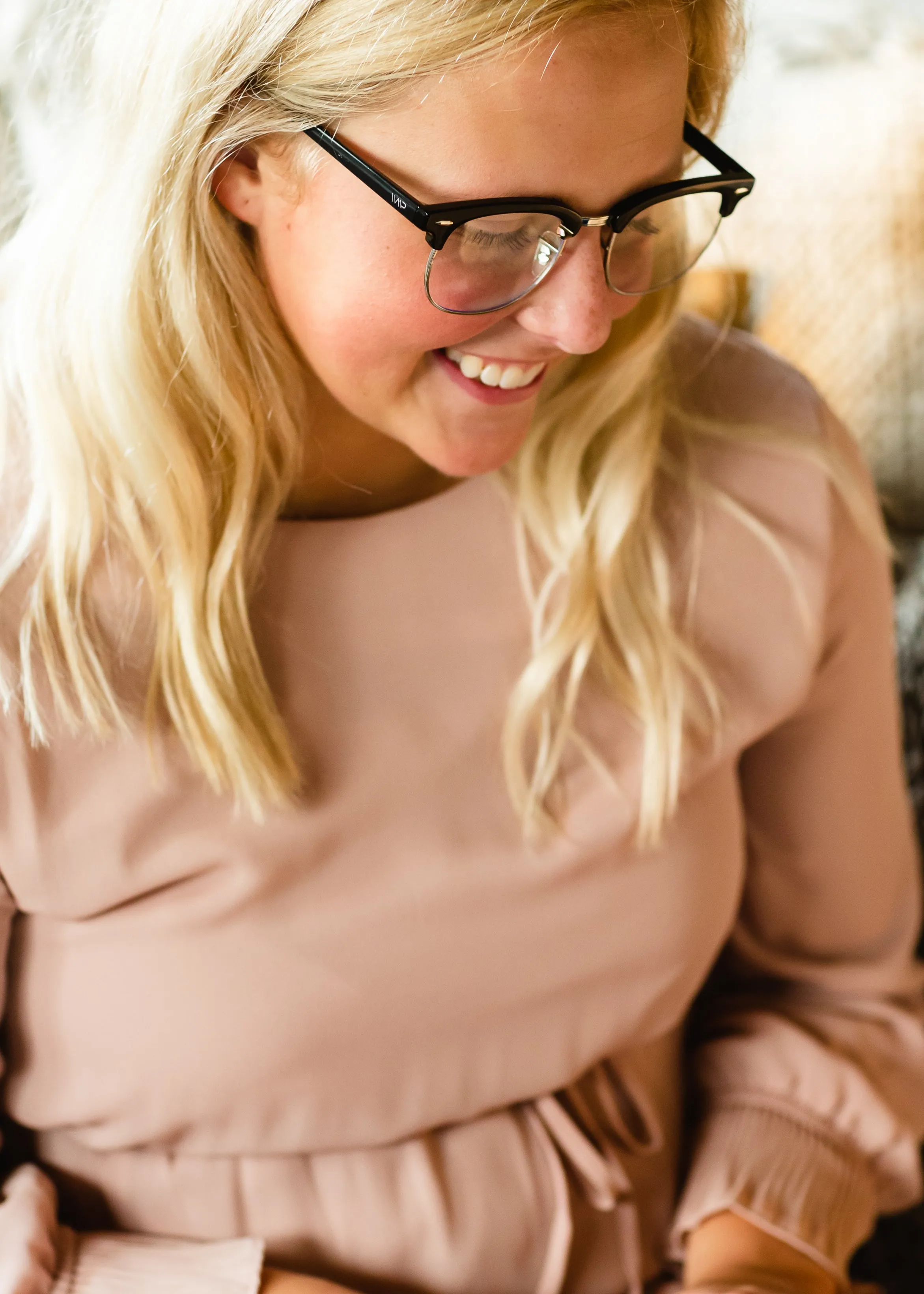 Blush Ruffle Tiered Midi Dress - FINAL SALE