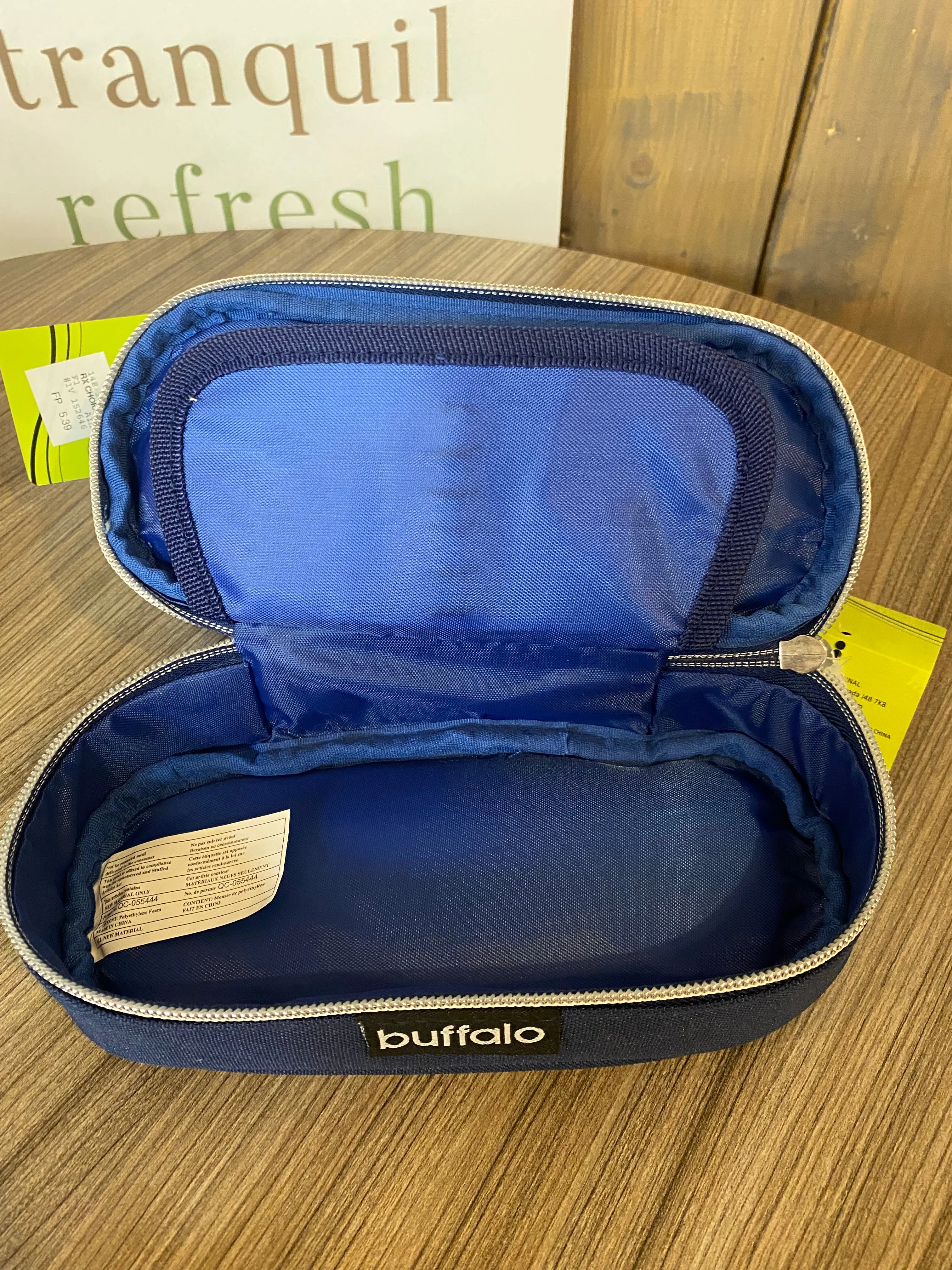 Buffalo denim pencil case