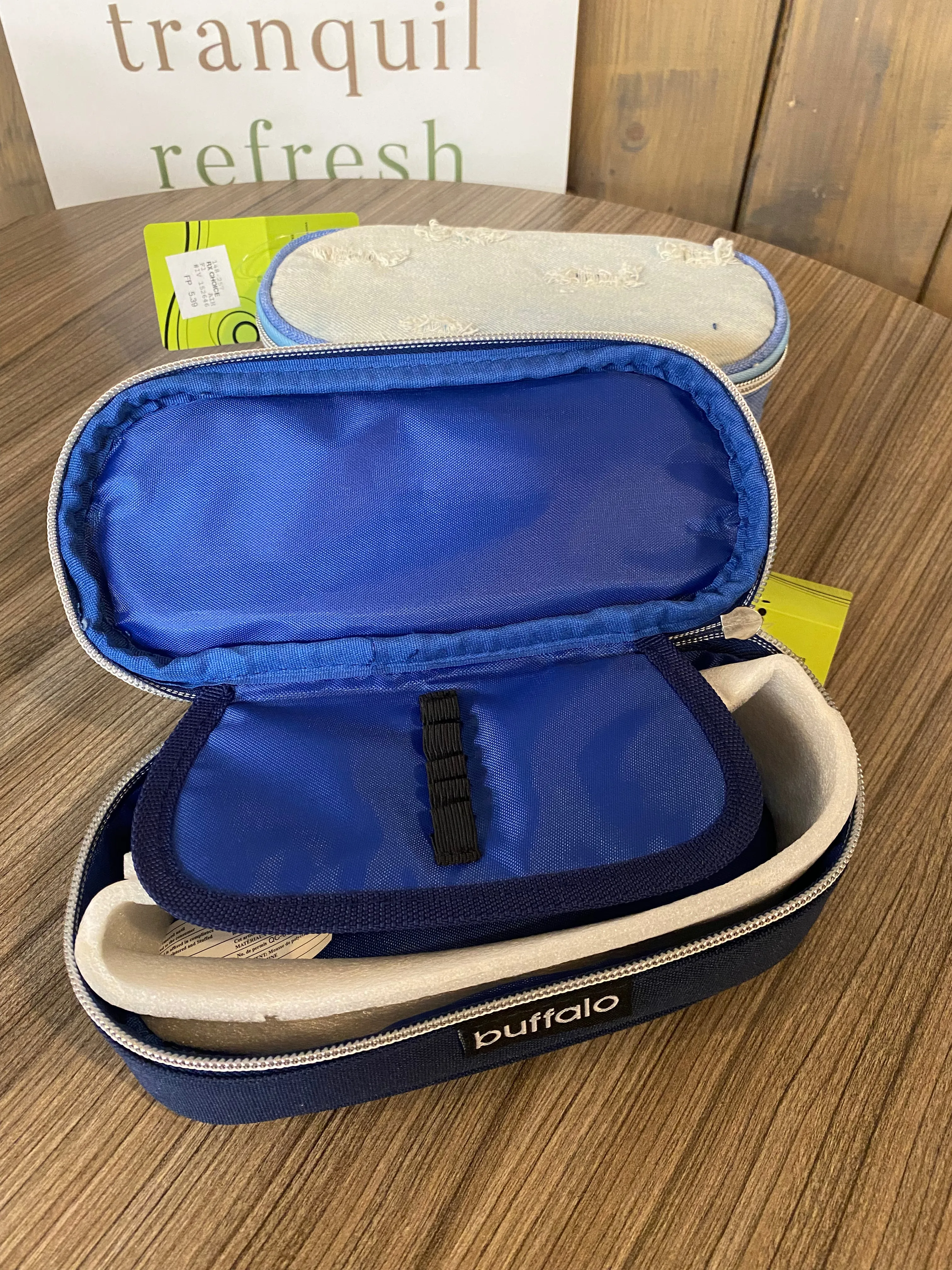Buffalo denim pencil case