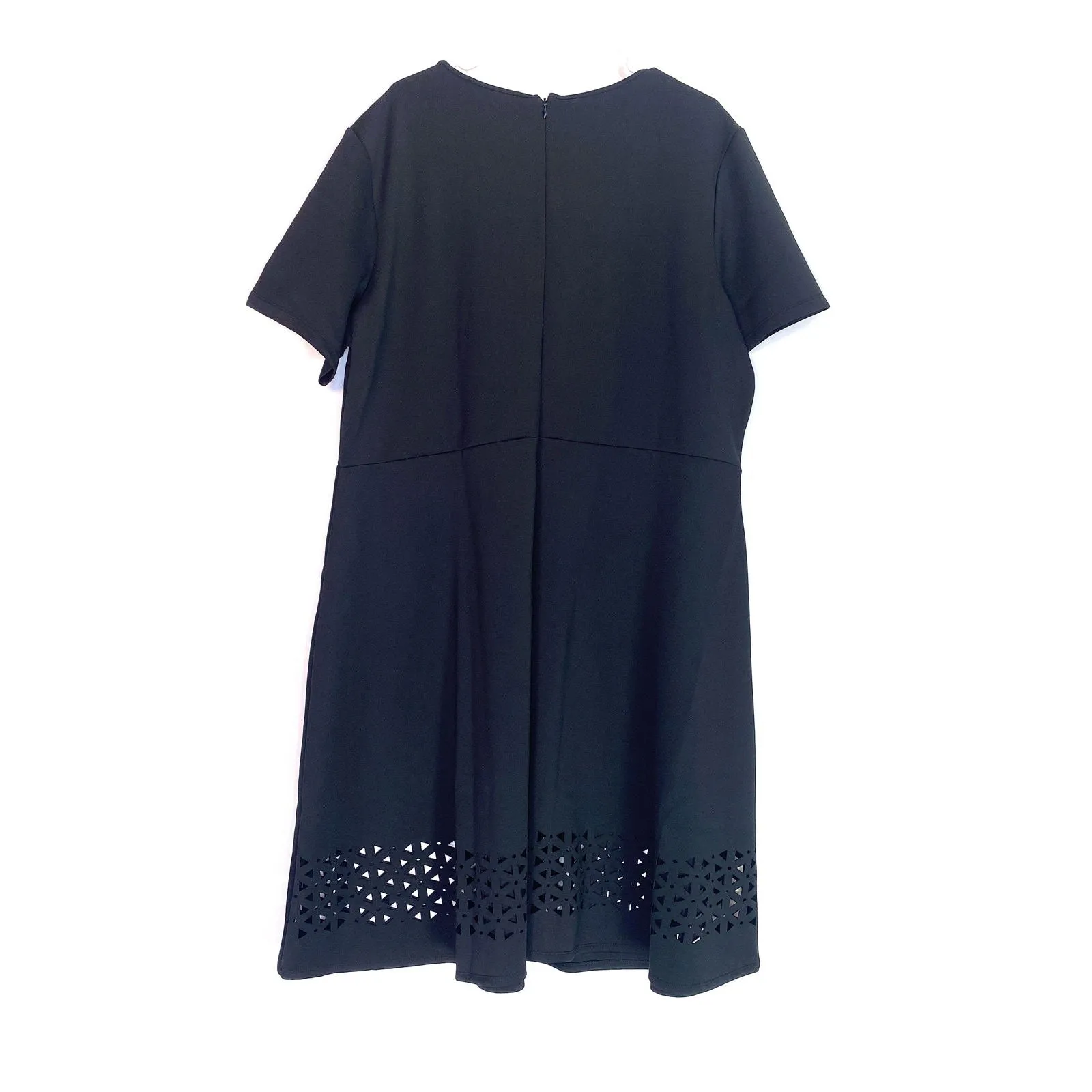 Captivating Signature Collection Black A-Line Dress Short Sleeve 3X
