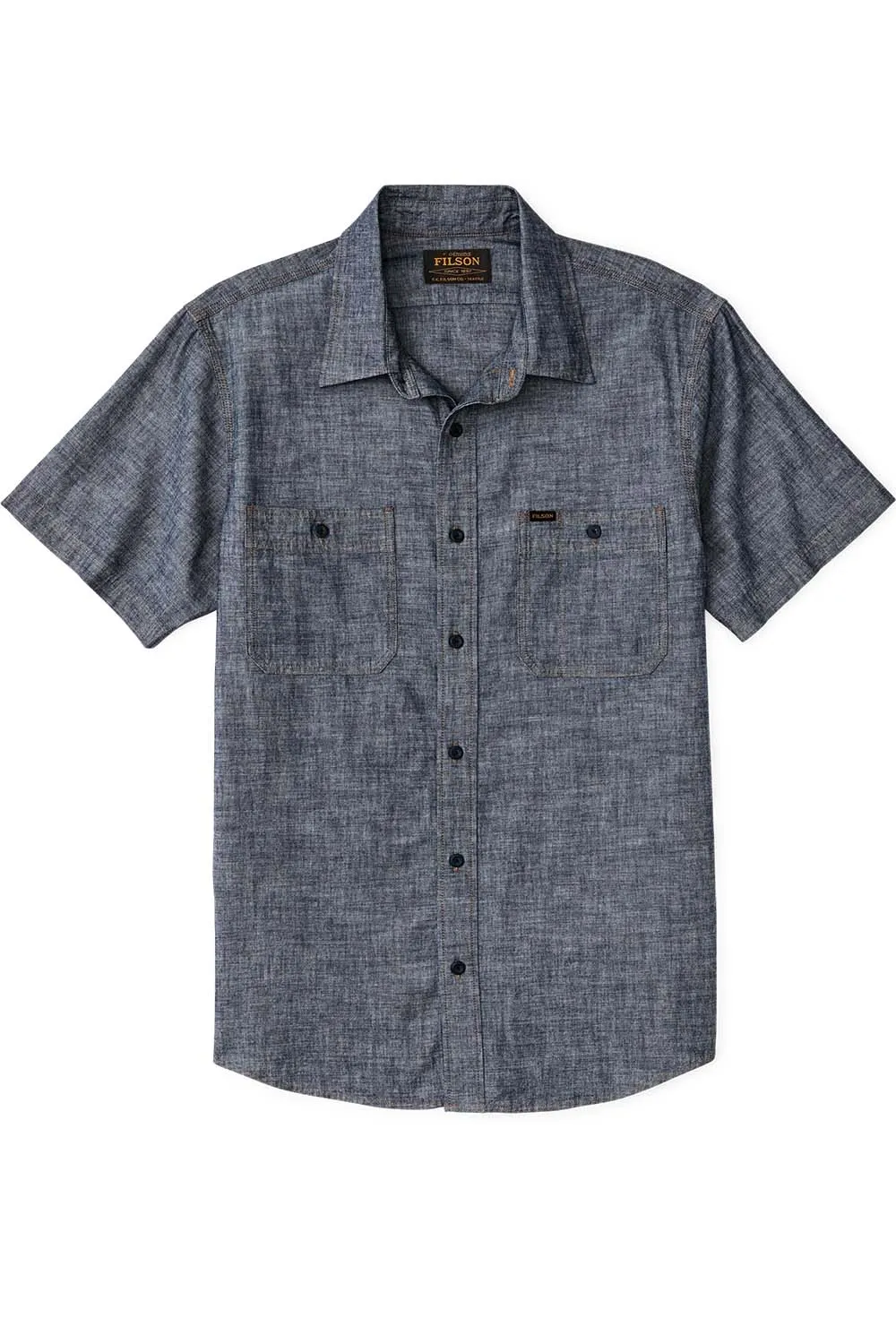 CHAMBRAY SS SHIRT Rinse Indigo