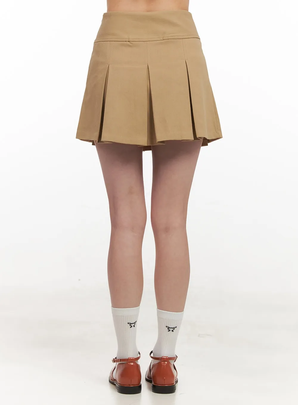Classic Pleated Mini Skirt IF505