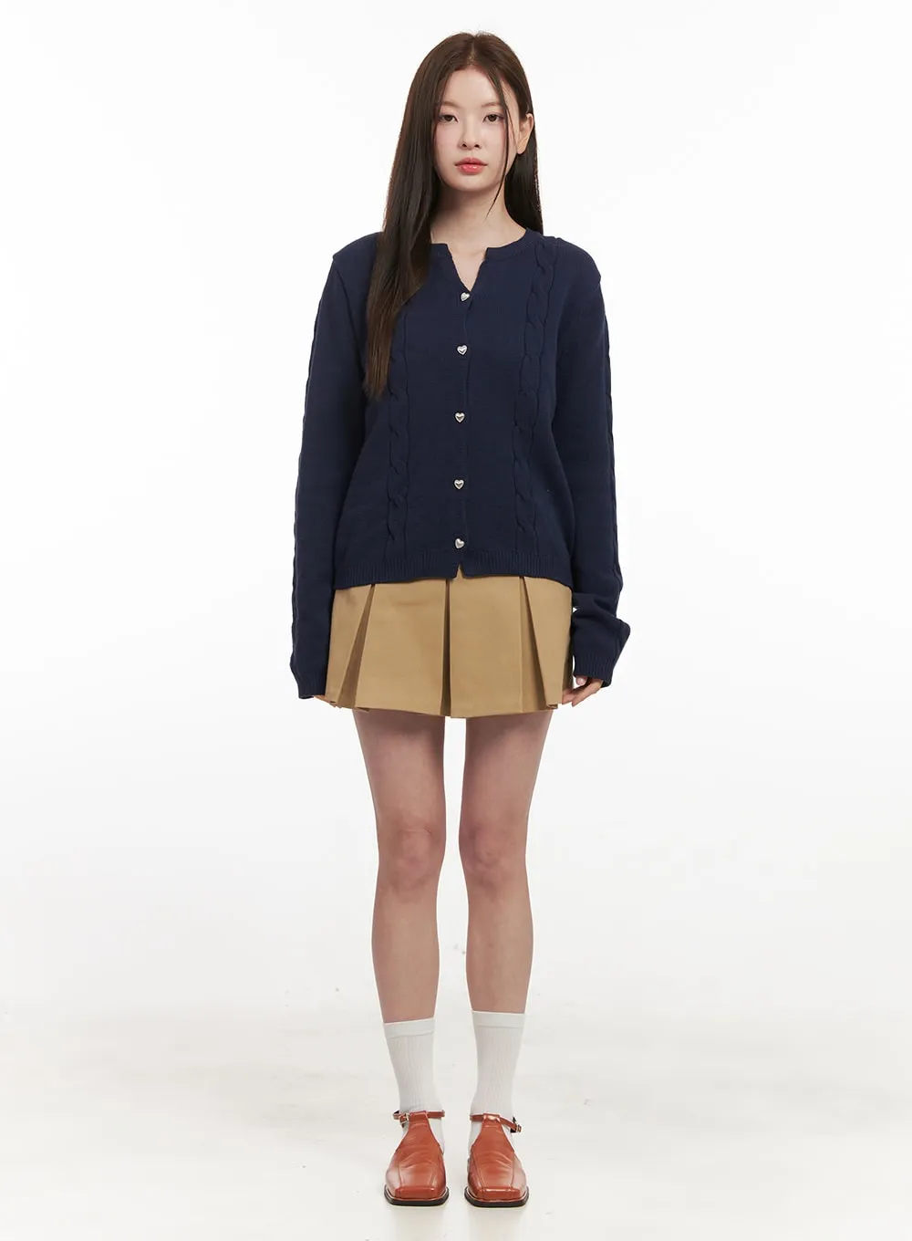 Classic Pleated Mini Skirt IF505