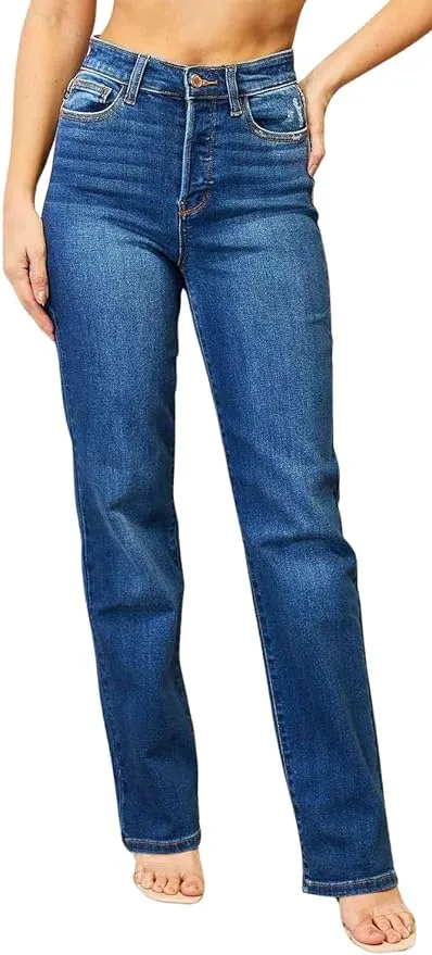 Judy Blue Hidden Button Fly Jeans - FINAL SALE