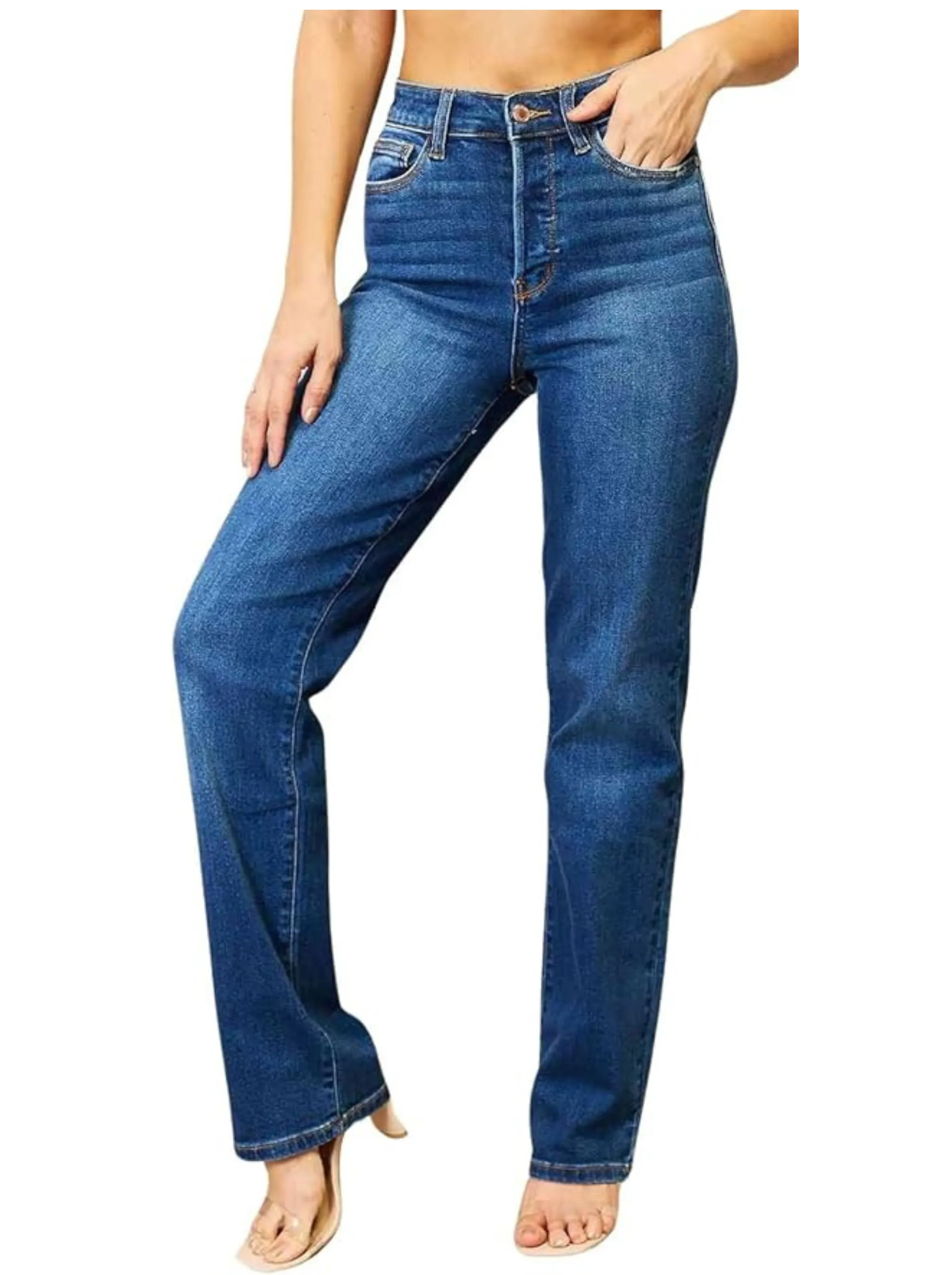 Judy Blue Hidden Button Fly Jeans - FINAL SALE