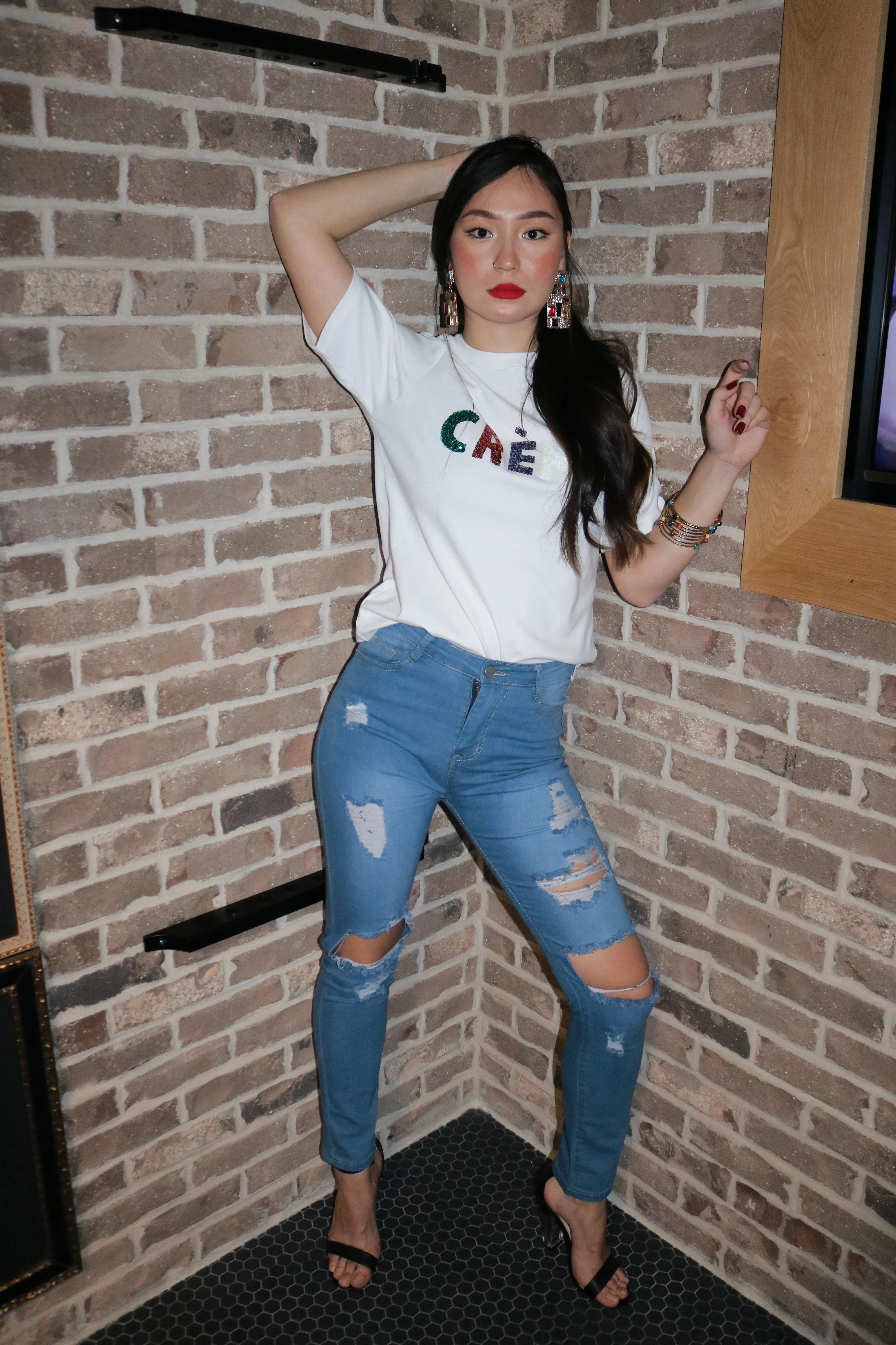 Not Basic Distressed Denim